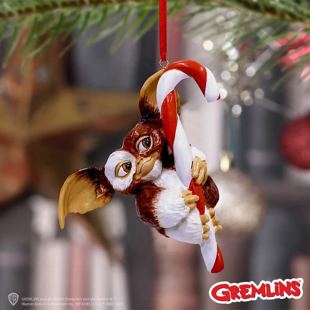 Gremlins Gizmo Candy Cane Hanging Ornament 11cm Bild 1