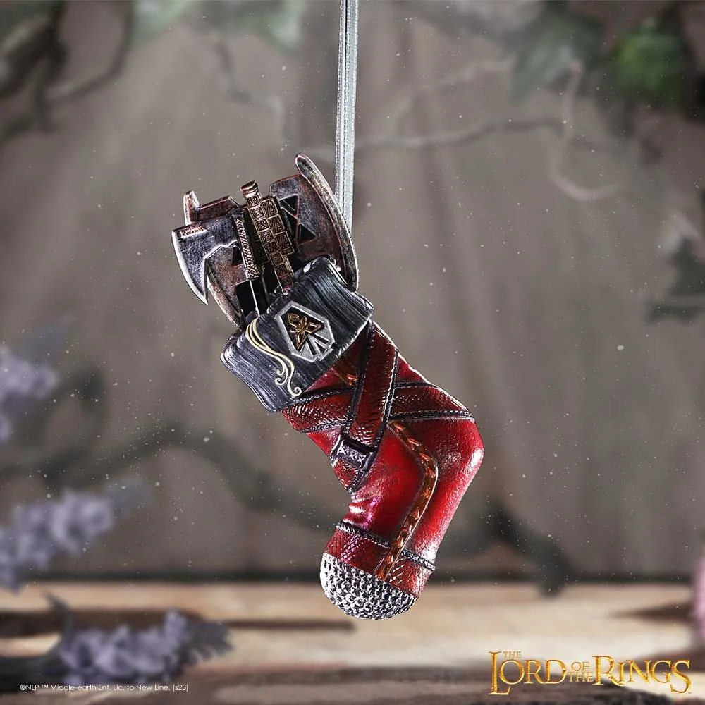 Lord of the Rings Gimli Stocking Hanging Ornament Bild 1