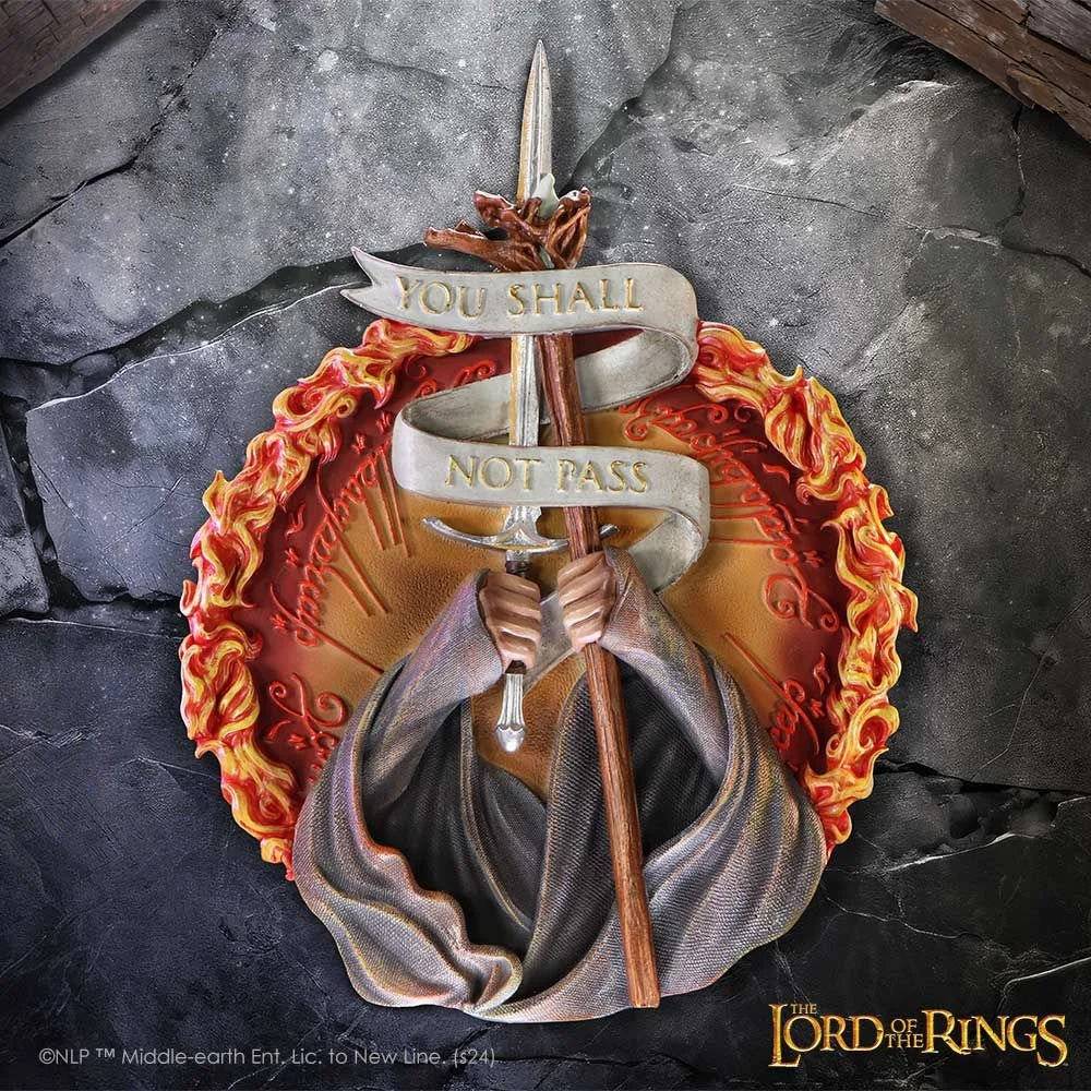 Lord of the Rings You Shall Not Pass Wall Plaque 30.4cm Bild 1