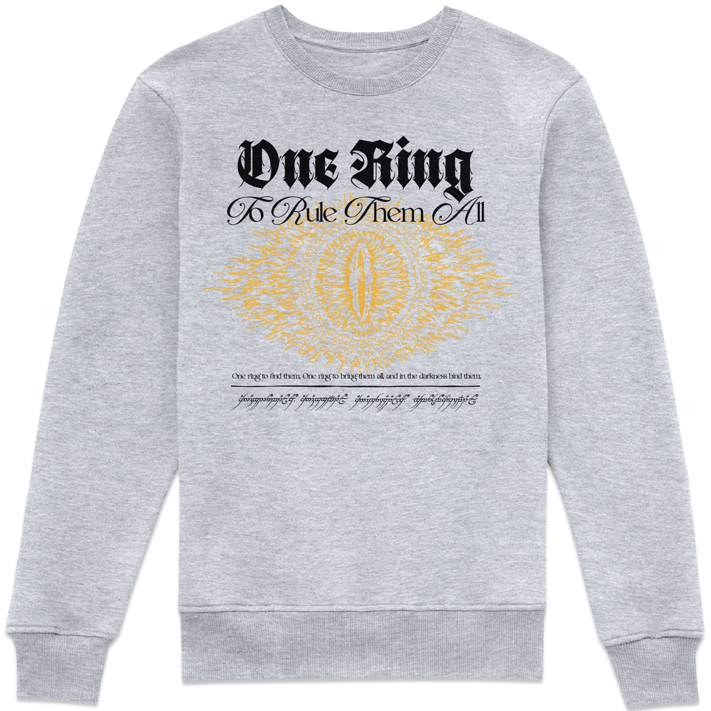 Lord Of The Rings One Ring Sweatshirt - Grey - XXL Bild 1