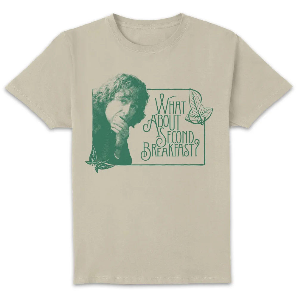 Lord Of The Rings Second Breakfast Unisex T-Shirt - Cream - L Bild 1