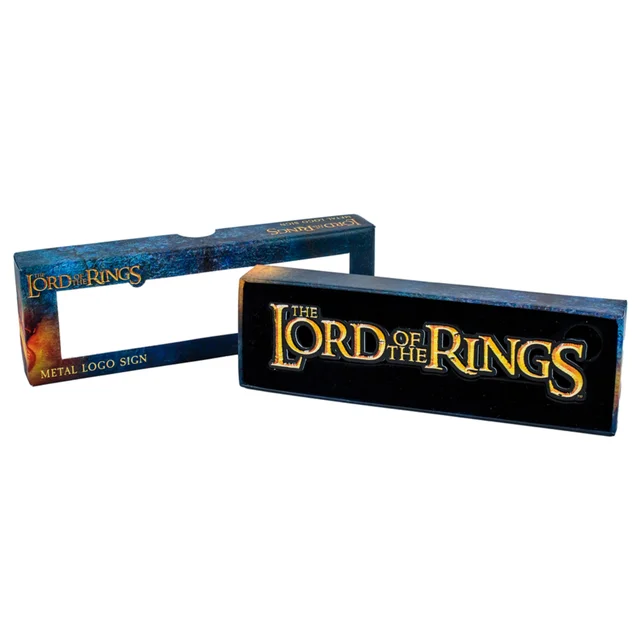 Lord of the Rings: Metal Logo Sign