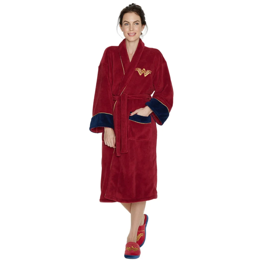 DC Comics Wonder Woman: Ladies Fleece Hoodless Robe Bild 1