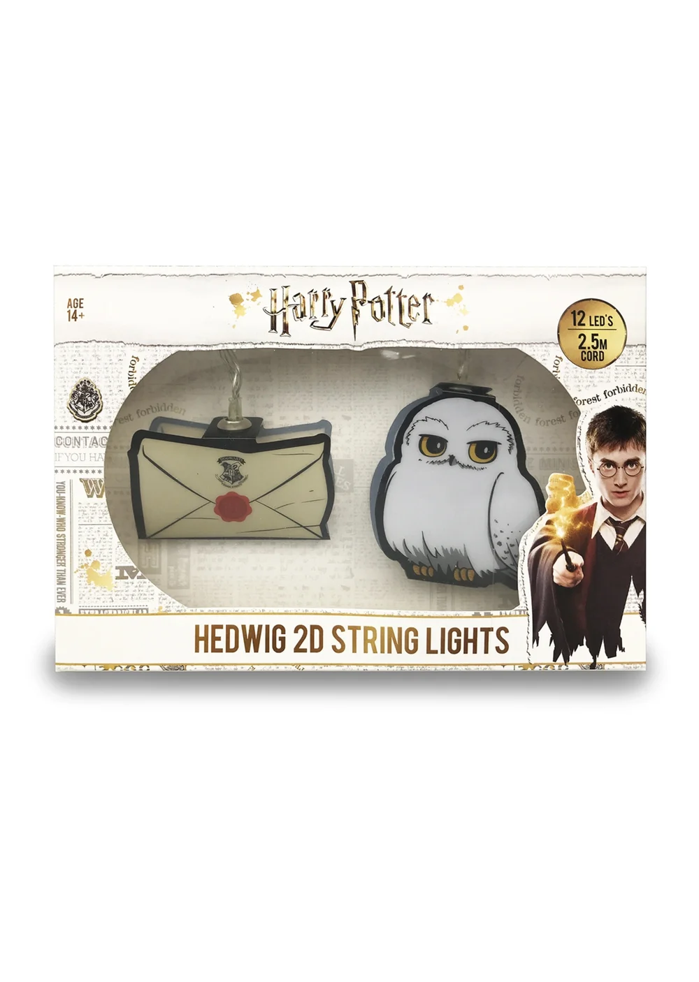 Harry Potter: Hedwig & Letter of Acceptance 2D String Lights Bild 1