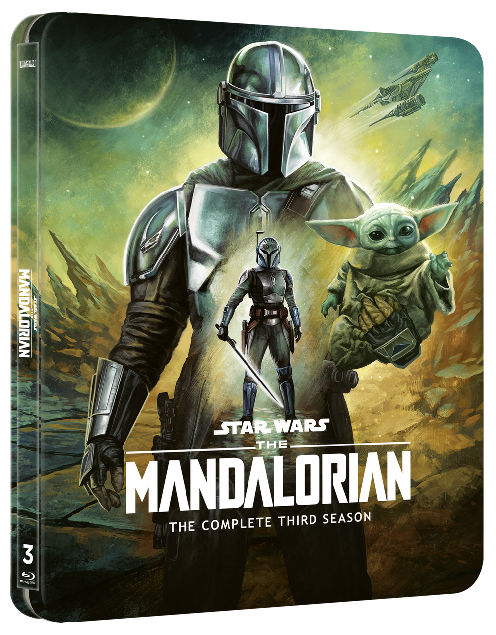 Star Wars Mandalorian Season 3 4K Ultra HD & Blu-ray Steelbook (Disney+ Original - includes artcards) Bild 1