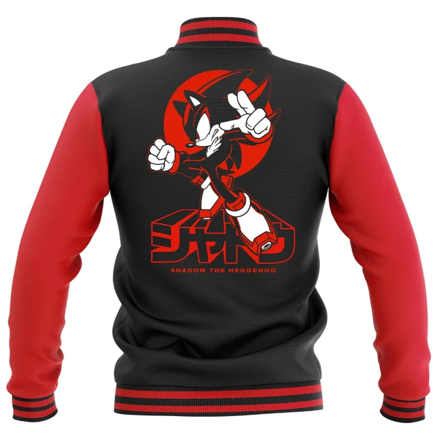 Sonic The Hedgehog Shadow Ultimate Lifeform Varsity Jacket - Black/Red