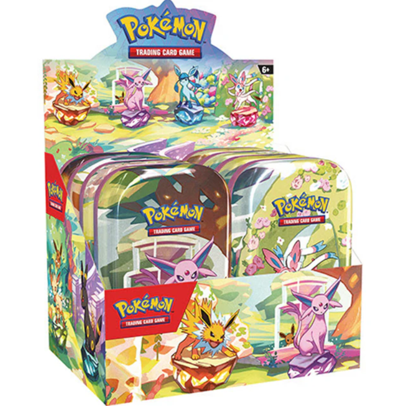 Pokémon TCG: Scarlet & Violet 8.5 - Prismatic Evolutions - Mini Tin Assorted CDU Bild 1