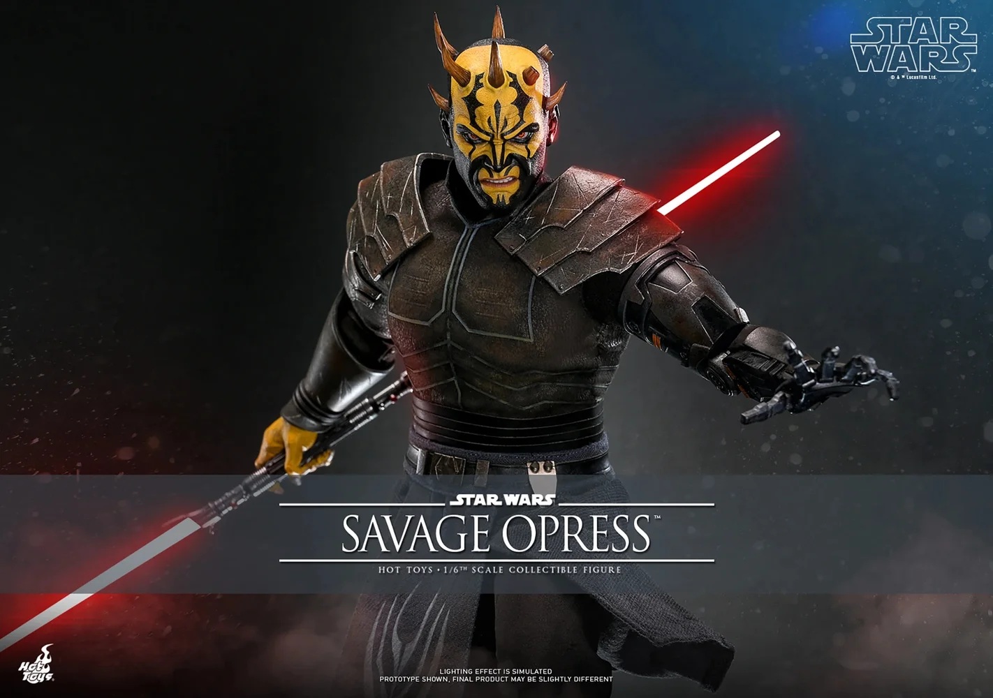 Hot Toys Star Wars: The Clone Wars Savage Opress 1:6th Scale Collectible Figure Bild 1