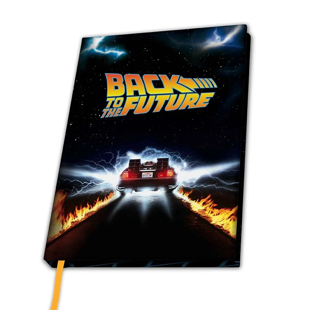 Back To The Future Delorean A5 Notebook Bild 1