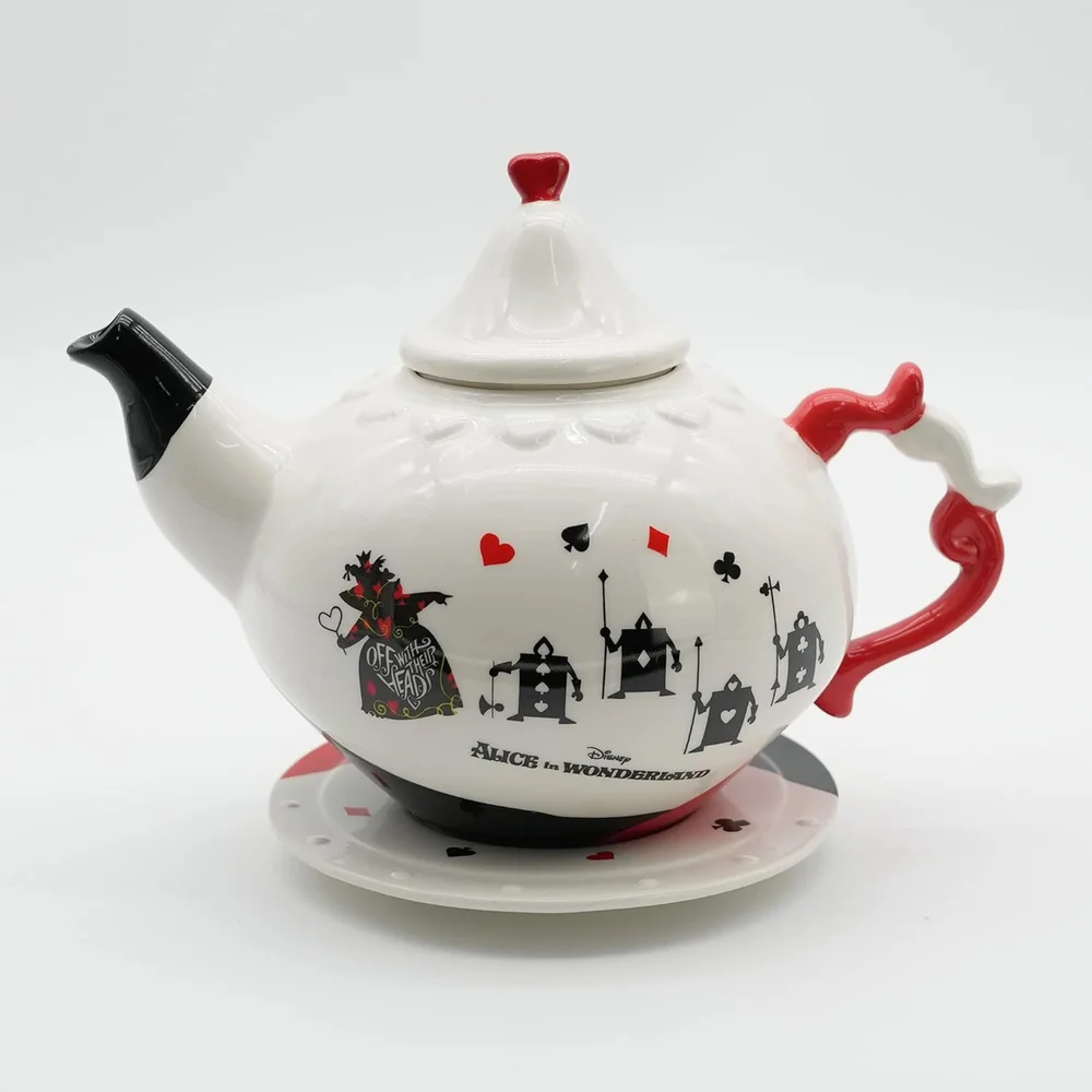 Disney Alice in Wonderland Queen of Hearts Ceramic Premium Teapot Bild 1