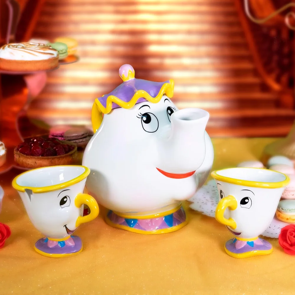 Disney Beauty and The Beast Mrs. Potts & Chip Ceramic Premium Teapot Bild 1