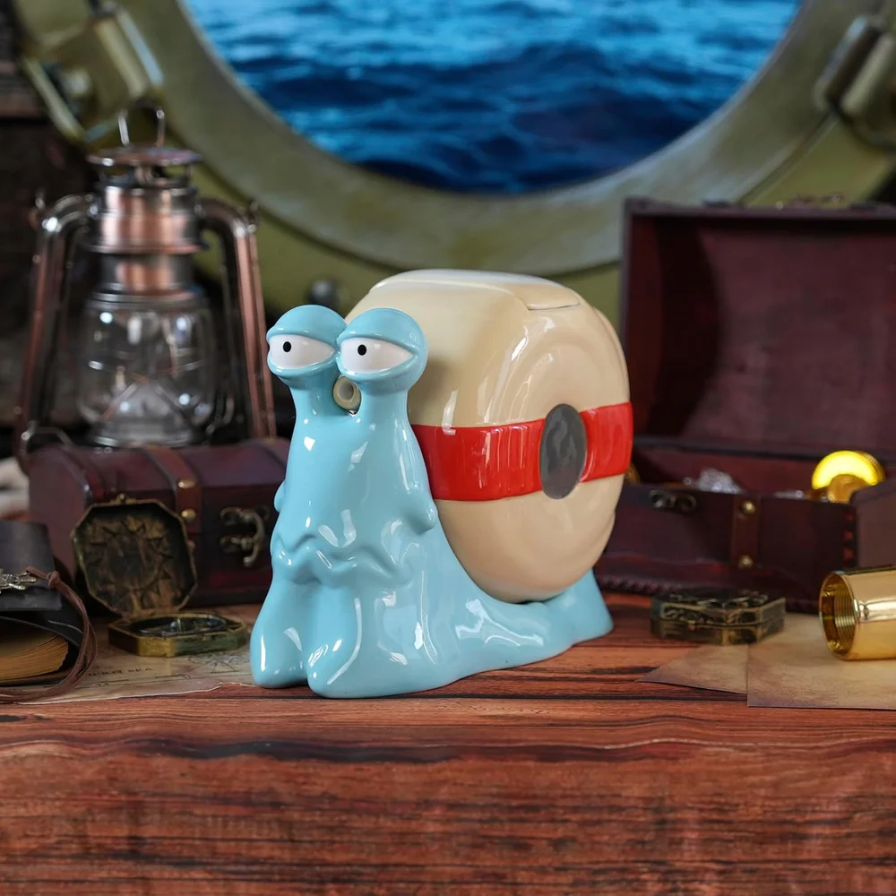 One Piece Transponder Snail Ceramic Premium Teapot Bild 1