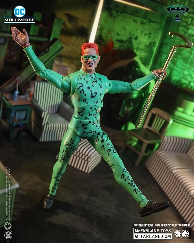 DC Multiverse Batman Forever Movie 7" Action Figure Build-A Wave 13 - The Riddler Bild 1