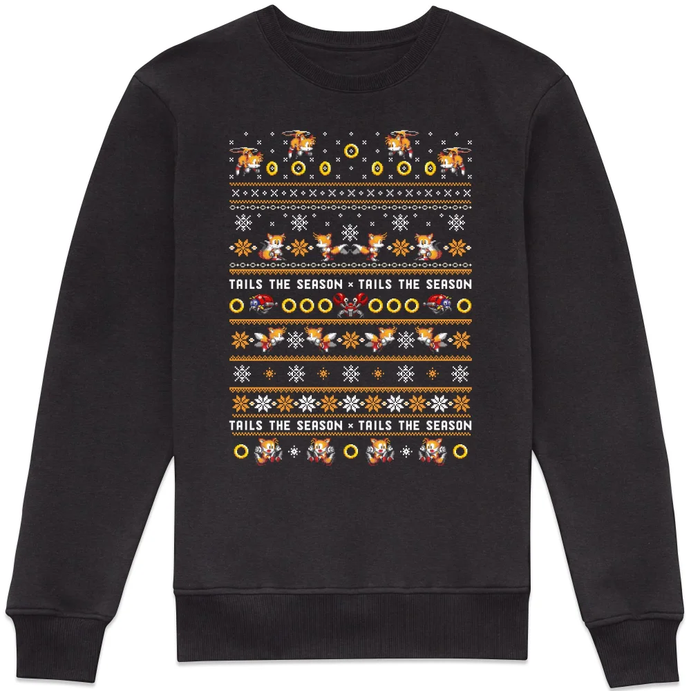 SONIC THE HEDGEHOG Tails The Season Sweatshirt - Black - 3XL Bild 1