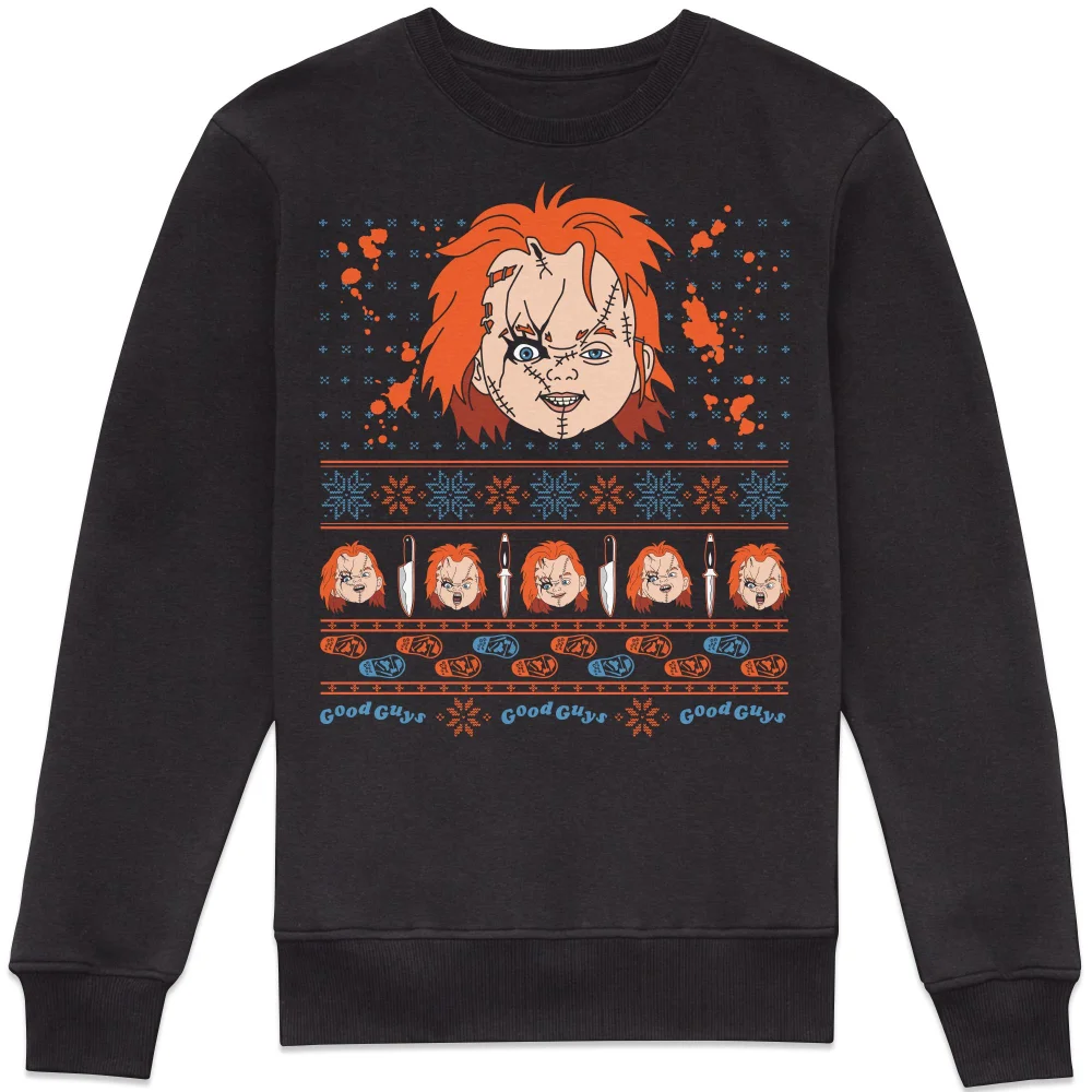 Chucky Killer Christmas Sweatshirt - Black - 5XL Bild 1