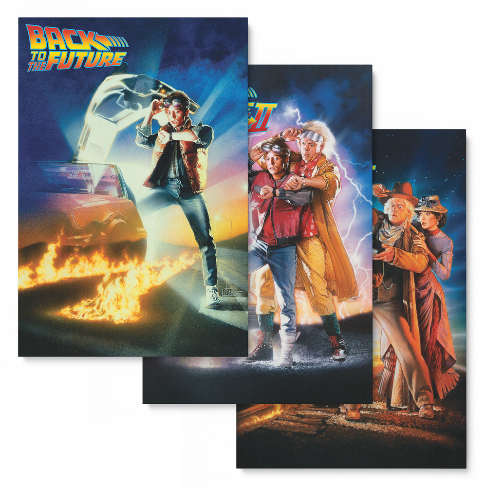 Decorsome x Back to the Future Canvas 3-pack bundle - 20" x 30" Bild 1