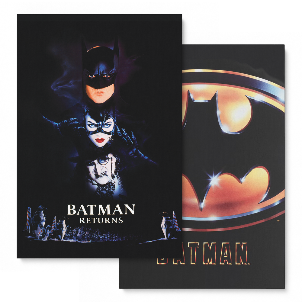 Decorsome x Batman Michael Keaton Canvas 2-pack bundle - 20" x 30" Bild 1