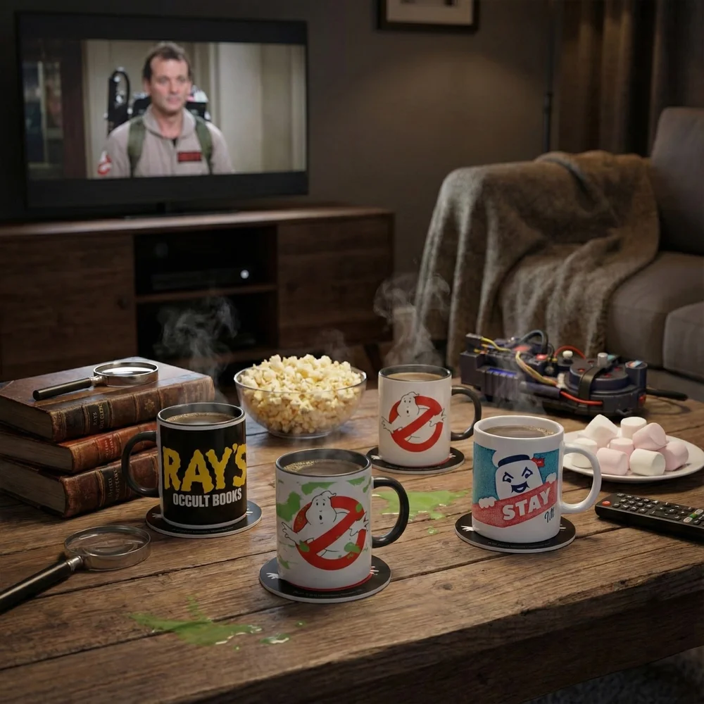 Ghostbusters 4x Mugs & Coasters Bundle Bild 1