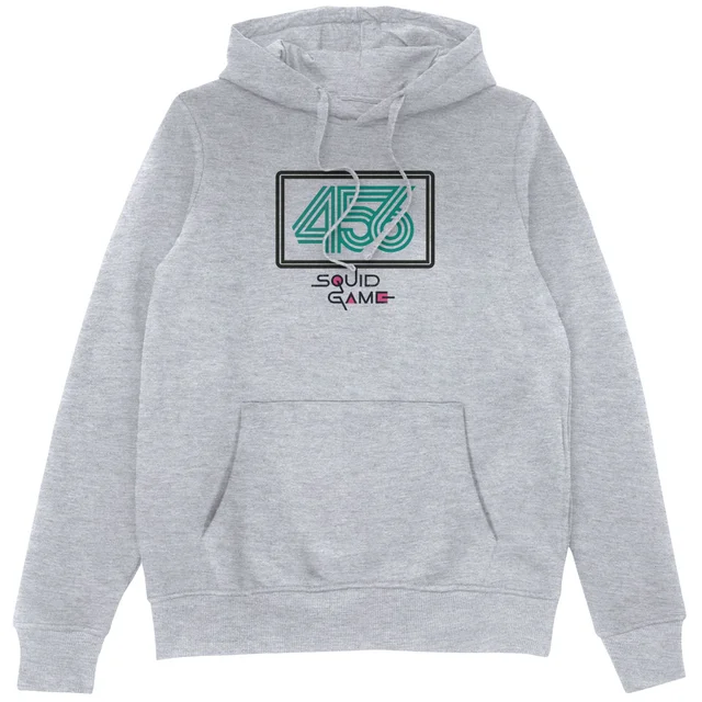 Squid Game 456 Hoodie - Grey