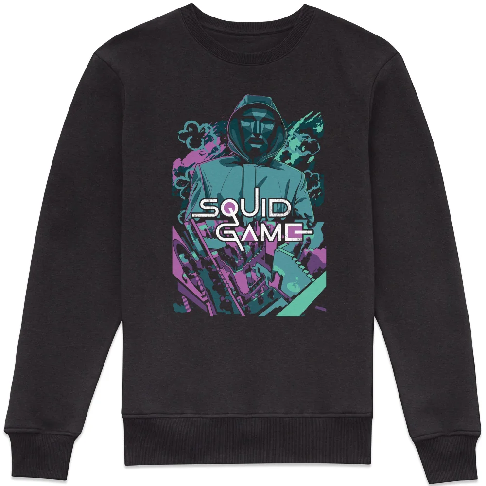 Squid Game Neon Chills Alex Tillbrook Sweatshirt - Black - L Bild 1
