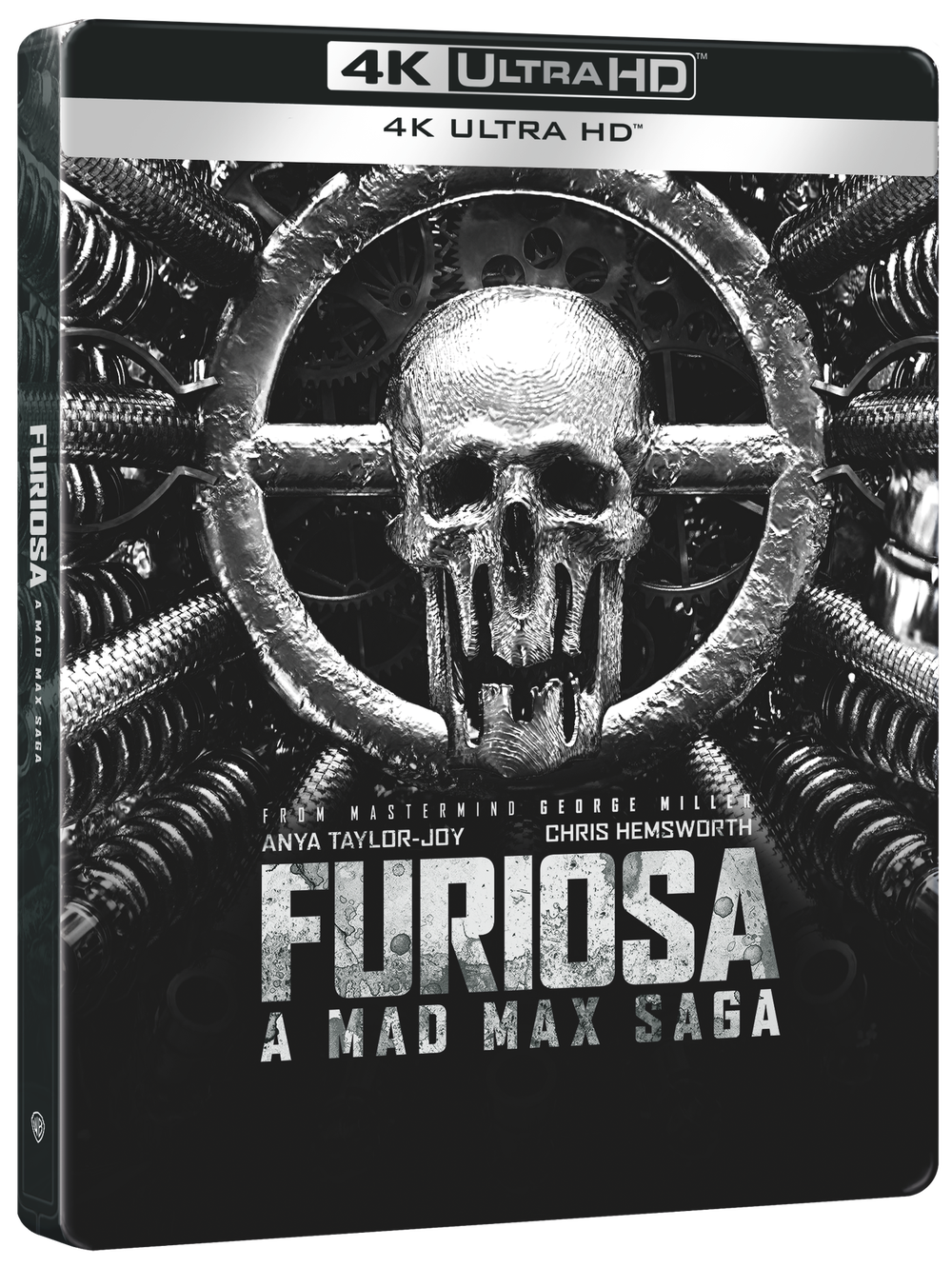 Furiosa: A Mad Max Saga 'Black and Chrome' Steelbook 4K Ultra HD Bild 1