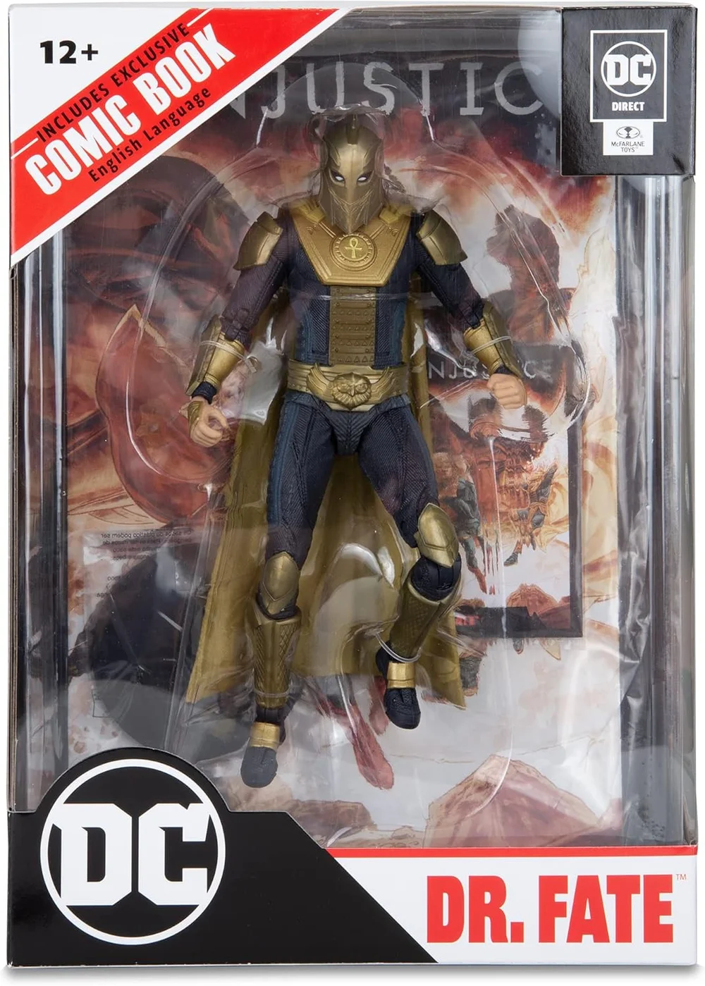 DC DIRECT GAMING 7IN FIGURE WITH COMIC - INJUSTICE 2 WV2 - DR. FATE Bild 1