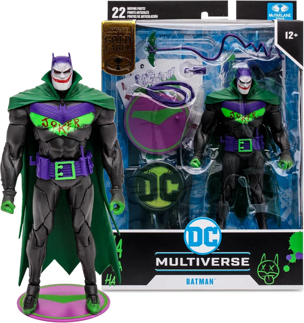 DC MULTIVERSE 7IN - BATMAN (BATMAN: WHITE KNIGHT)(JOKERIZED)(GOLD LABEL) Bild 1