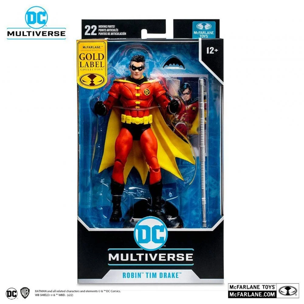 DC MULTIVERSE 7IN - ROBIN (TIM DRAKE RED SUIT VARIANT)(GOLD LABEL) Bild 1