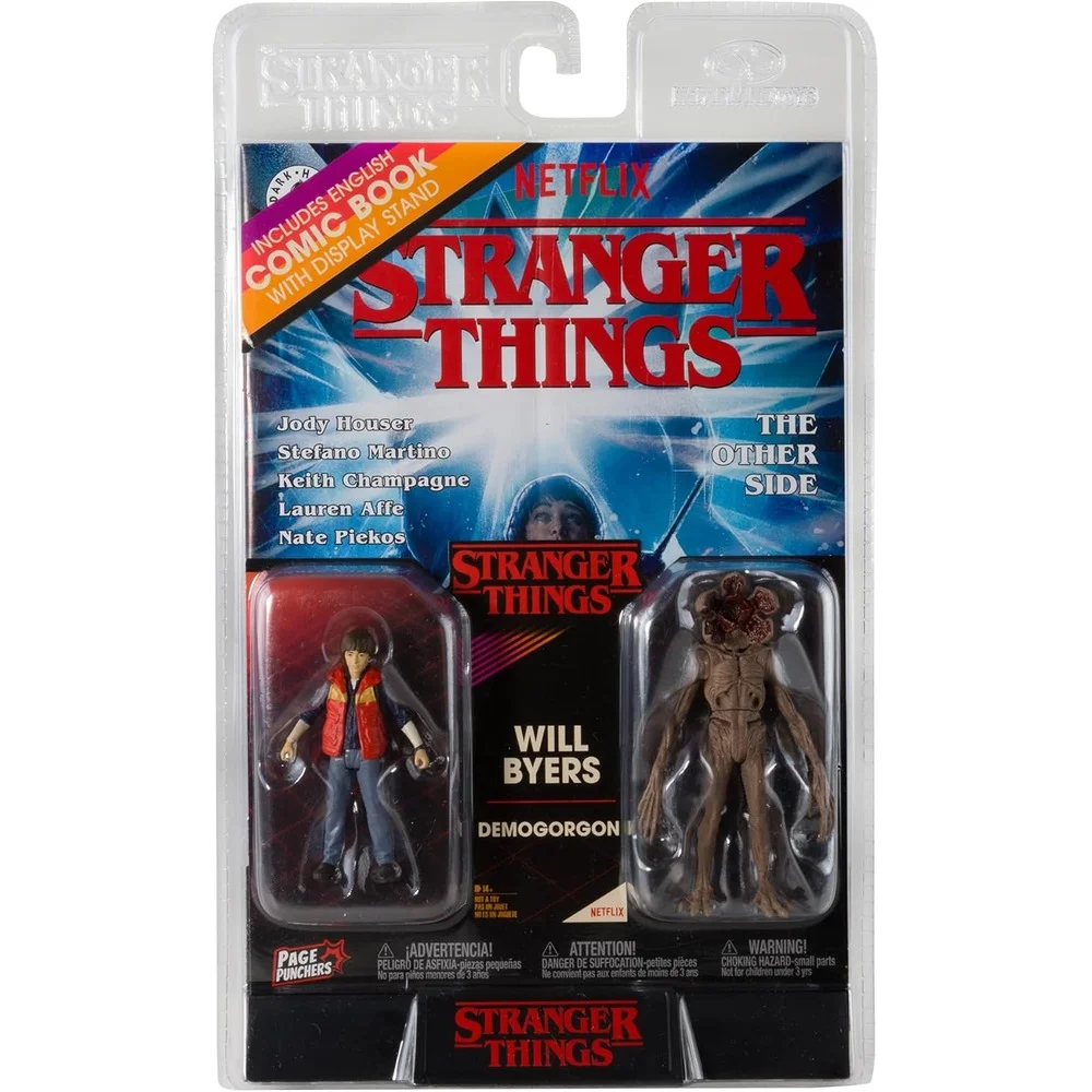 STRANGER THINGS 3IN WITH COMIC 2PK - WAVE 1 - WILL BYERS AND DEMOGORGON 1 Bild 1