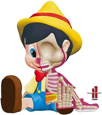 Mighty Jaxx Disney 4D Pinocchio Xxray Figure 10cm Bild 1