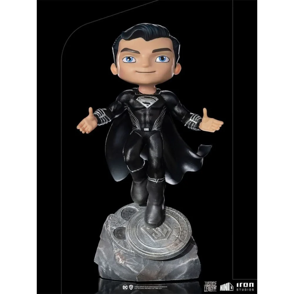 Iron Studios DC Comics Zack Snyder's Black Suit Superman Minico Figure Bild 1