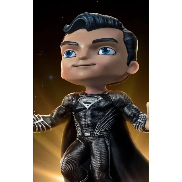 Iron Studios DC Comics Zack Snyder's Black Suit Superman Minico Figure