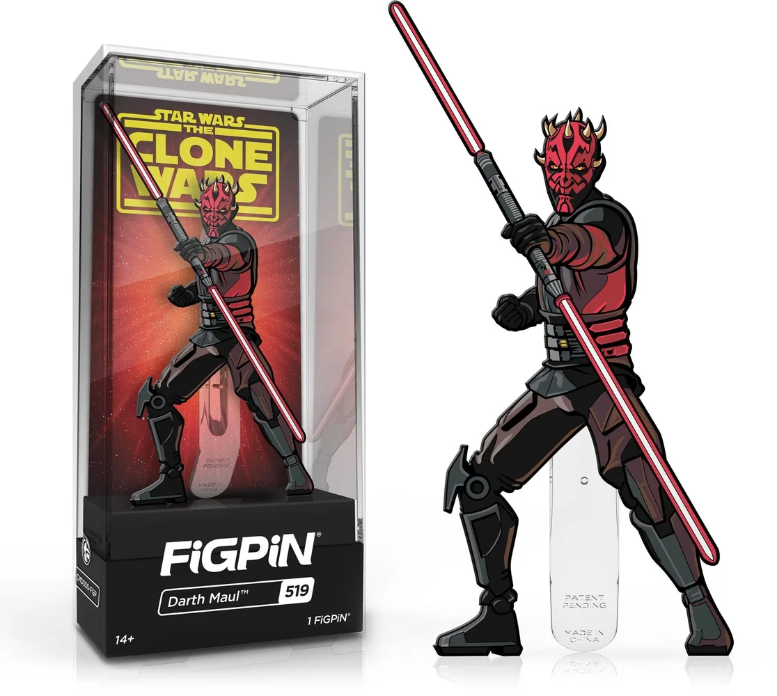 FiGPiN Star Wars The Clone Wars Darth Maul 3" Enamel Pin #519 Bild 1