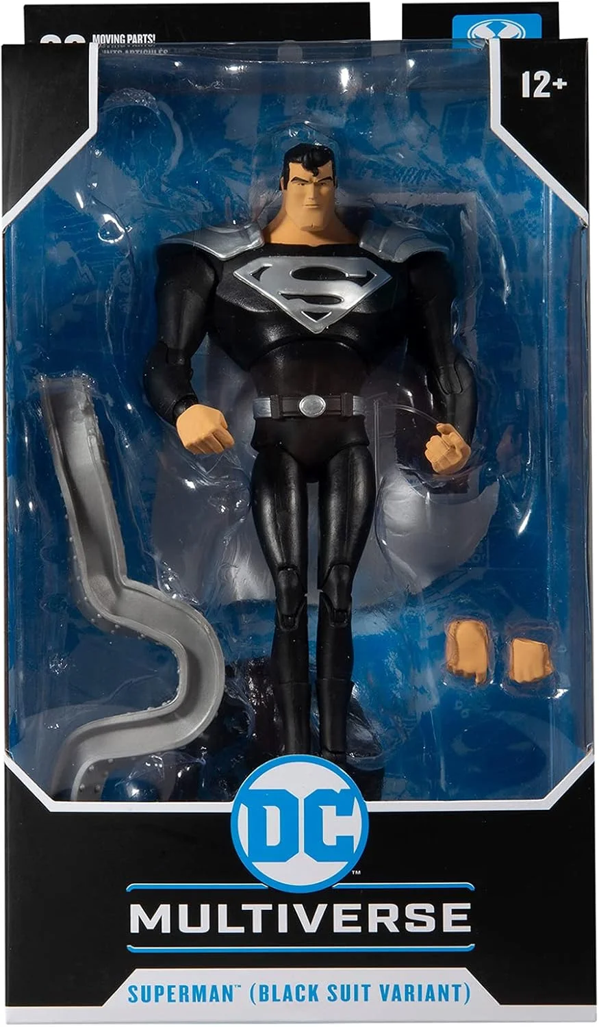 DC MULTIVERSE 7IN - ANIMATED SUPERMAN (BLACK SUIT) Bild 1