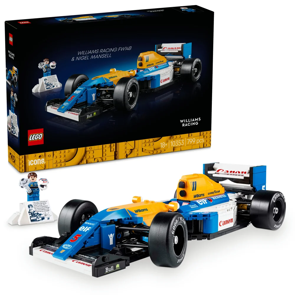 LEGO Icons Williams Racing FW14B & Nigel Mansell Set 10353 Bild 1
