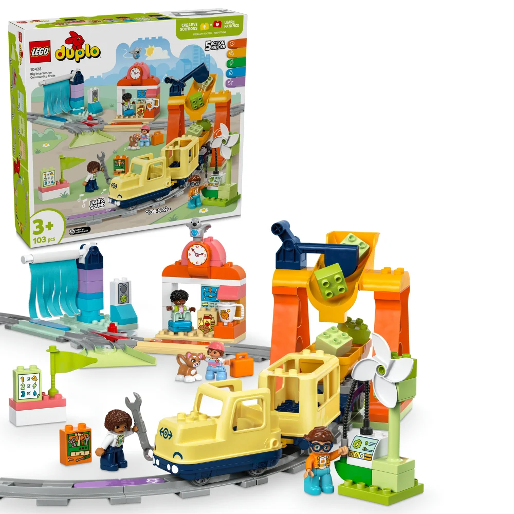 LEGO DUPLO Big Interactive Community Toy Train Set 10428 Bild 1