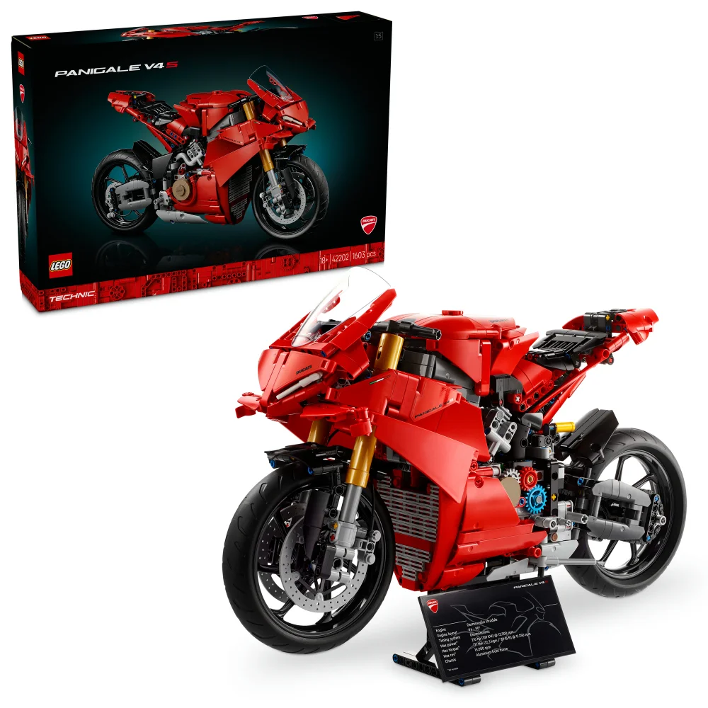 LEGO Technic Ducati Panigale V4 S Motorcycle Model Set 42202 Bild 1