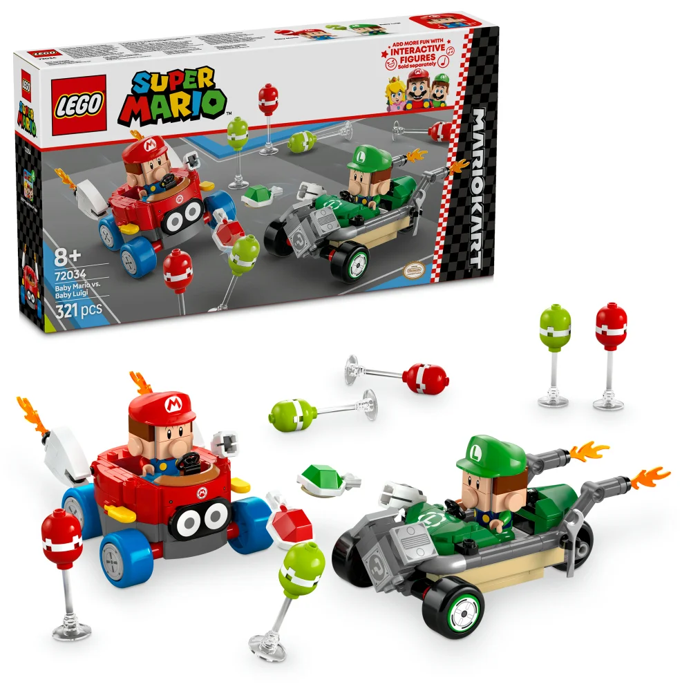 LEGO Super Mario: Mario Kart – Baby Mario vs. Baby Luigi 72034 Bild 1