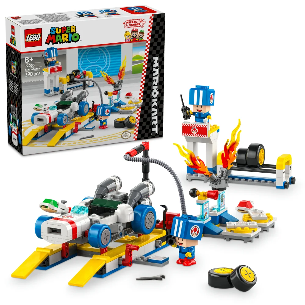 LEGO Super Mario: Mario Kart – Toad’s Garage Toy Set 72035 Bild 1