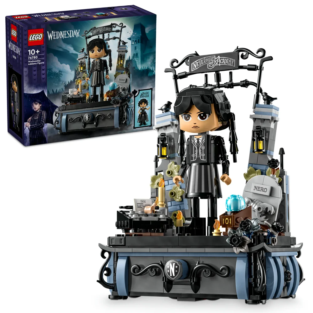 LEGO Wednesday Addams Figure Building Toy Set for Kids 76780 Bild 1