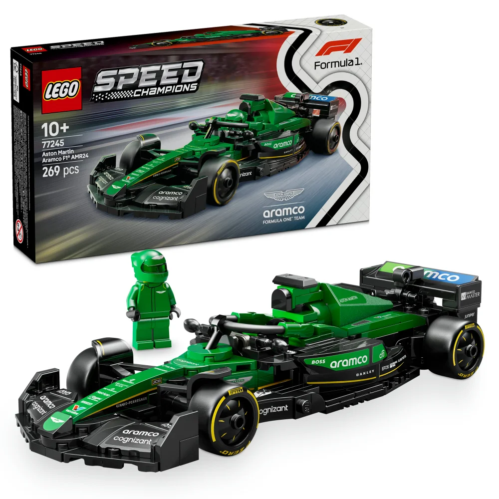LEGO Speed Champions Aston Martin Aramco F1 AMR24 Race Car 77245 Bild 1