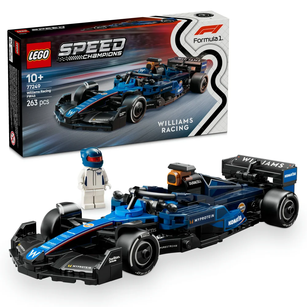 LEGO Speed Champions Williams Racing FW46 F1 Race Car 77249 Bild 1