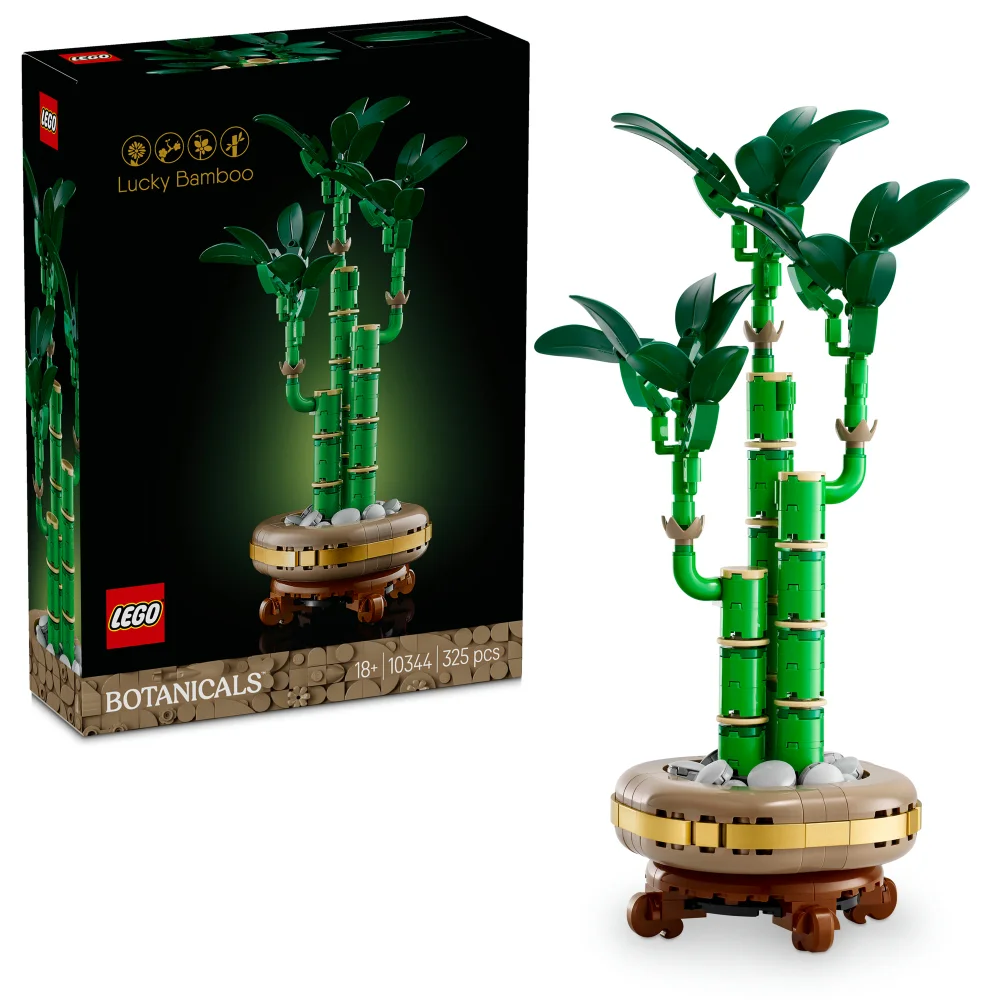 LEGO® Botanicals Lucky Bamboo Indoor Plant Decor, Gift for Women, Men and Nature Lovers 10344 Bild 1