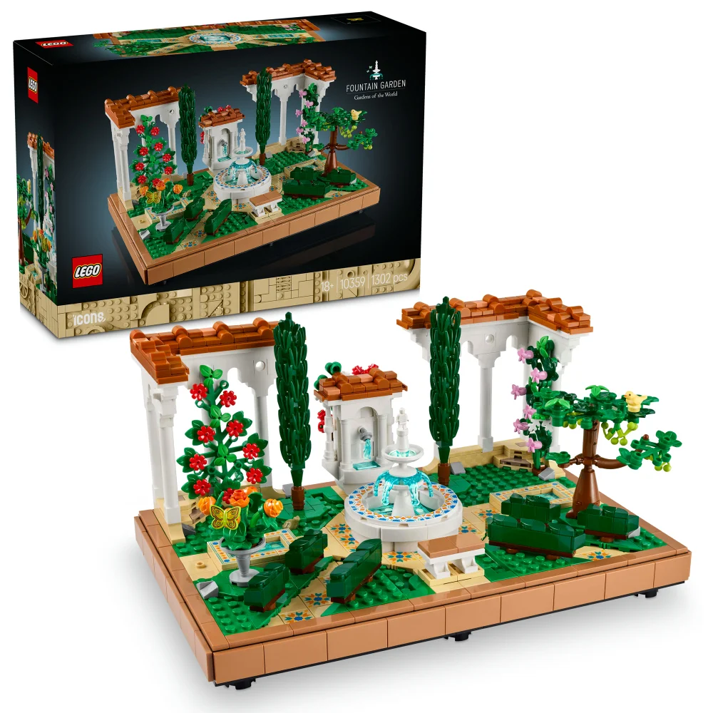 LEGO® Icons Fountain Garden Home and Office Decor, Building Set for Adults 10359 Bild 1