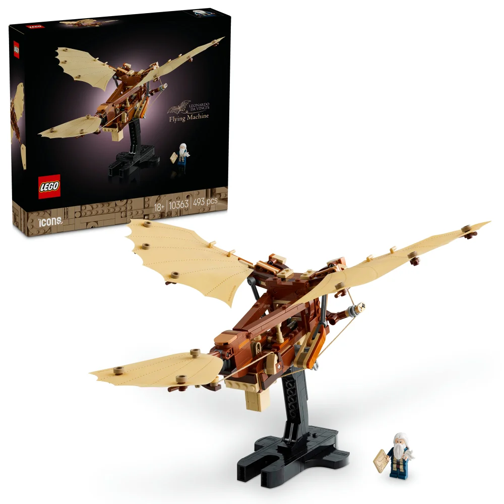LEGO® Icons Leonardo da Vinci’s Flying Machine Desk Decor Set for Adults 10363 Bild 1