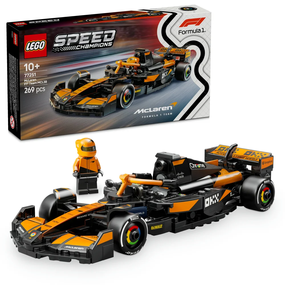 LEGO® Speed Champions McLaren F1® Team MCL38 Race Car Vehicle Set 77251 Bild 1