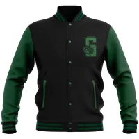 Harry Potter Slytherin Varsity Jacket - Black/Green