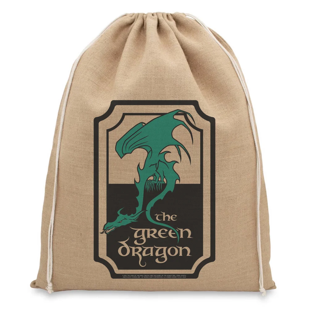 Lord Of The Rings The Green Dragon Christmas Hessian Sack Bild 1