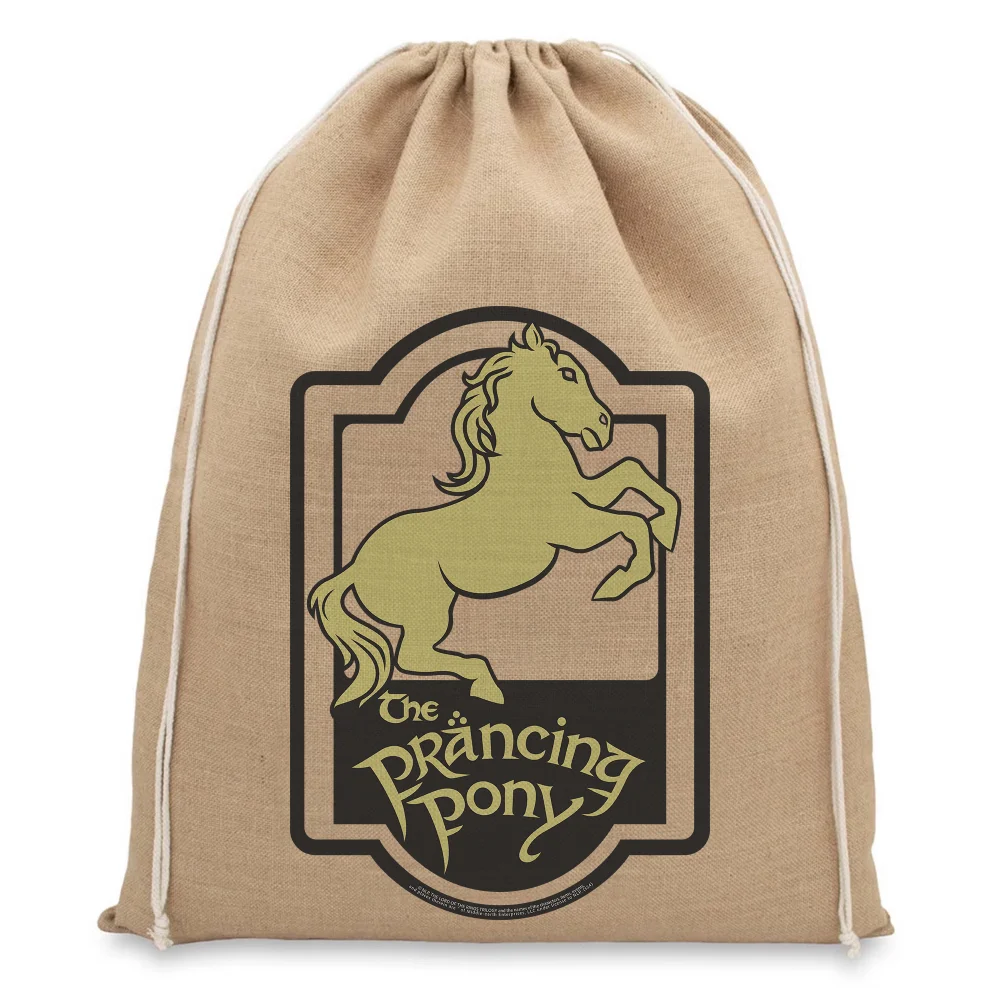 Lord Of The Rings The Prancing Pony Christmas Hessian Sack Bild 1