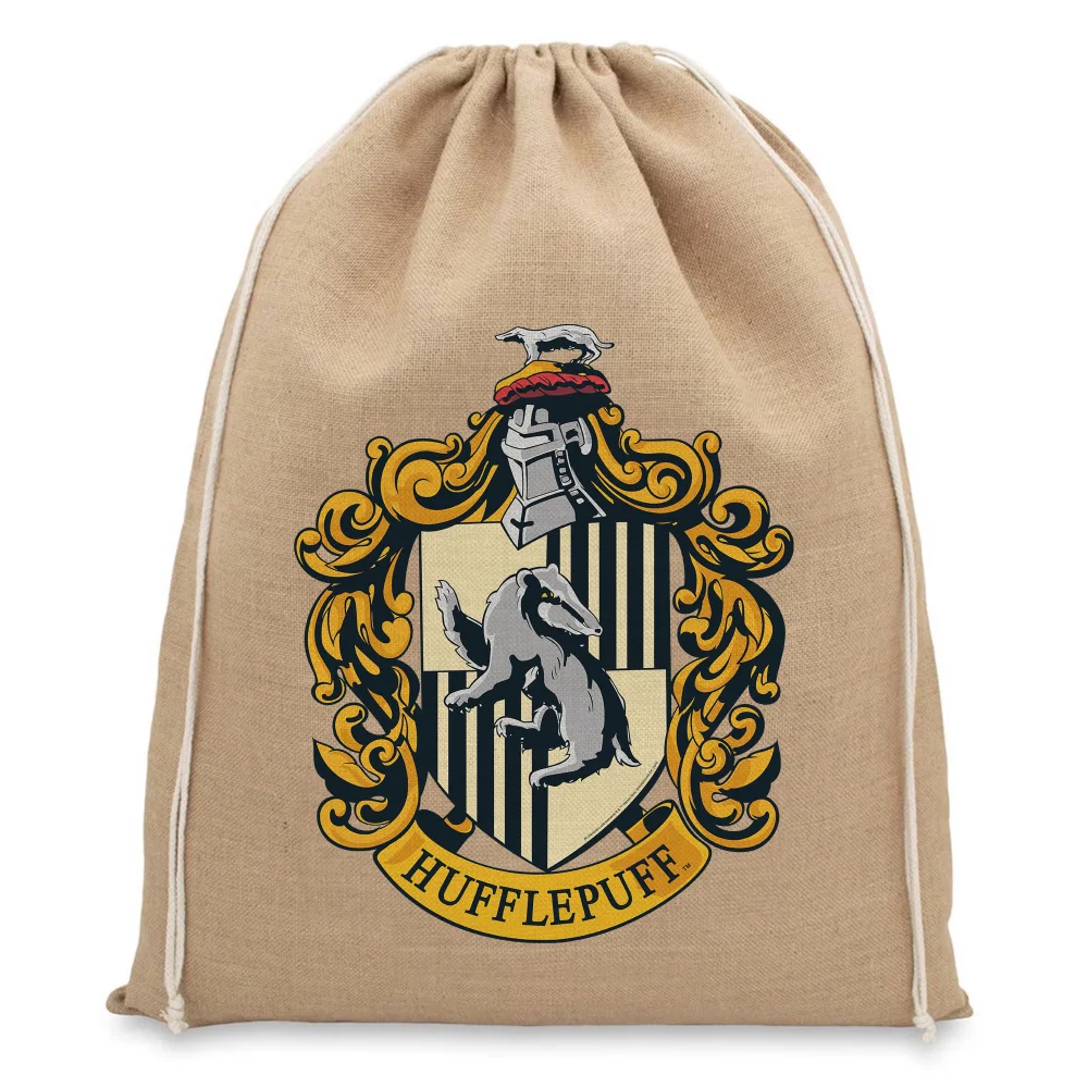 Harry Potter Hufflepuff Christmas Hessian Sack Bild 1
